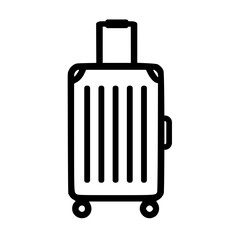 traveling suitcase icon