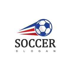 Obraz premium Soccer Logo or Football Club Sign