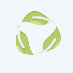 Fototapeta premium Icon Bio. related to CBD Oil symbol. simple design editable. simple illustration