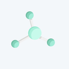Fototapeta premium Icon No Nitrates. related to CBD Oil symbol. simple design editable. simple illustration