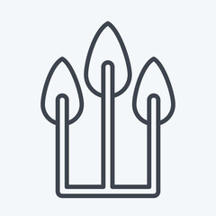 Icon Natural Ingredients. related to CBD Oil symbol. simple design editable. simple illustration