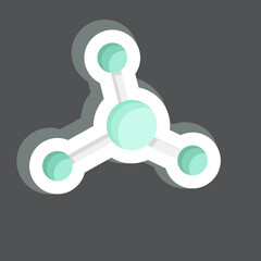 Icon No Nitrates. related to CBD Oil symbol. simple design editable. simple illustration