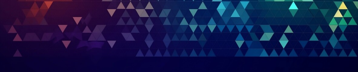 Dark Blue Abstract geometric background with triangle shape pattern