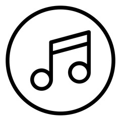 music icon button