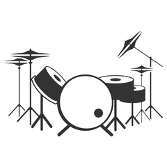 drum icon vector illustration design