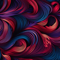 elegant pattern inspired by graceful curves. Incorporate smooth, flowing lines that interweave and overlap, forming intricate loops and spirals. ai generate