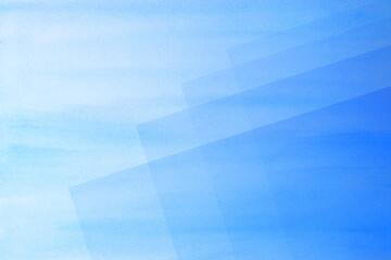 ブルーの水彩タッチの背景素材　アブストラクト　