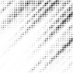 Halftone vector background. Monochrome halftone pattern. Abstract geometric dots background. Pop Art comic gradient black white texture. Design for presentation banner, poster, flyer, business card.	