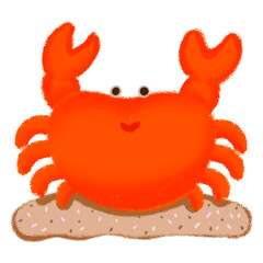 Crab on the beach