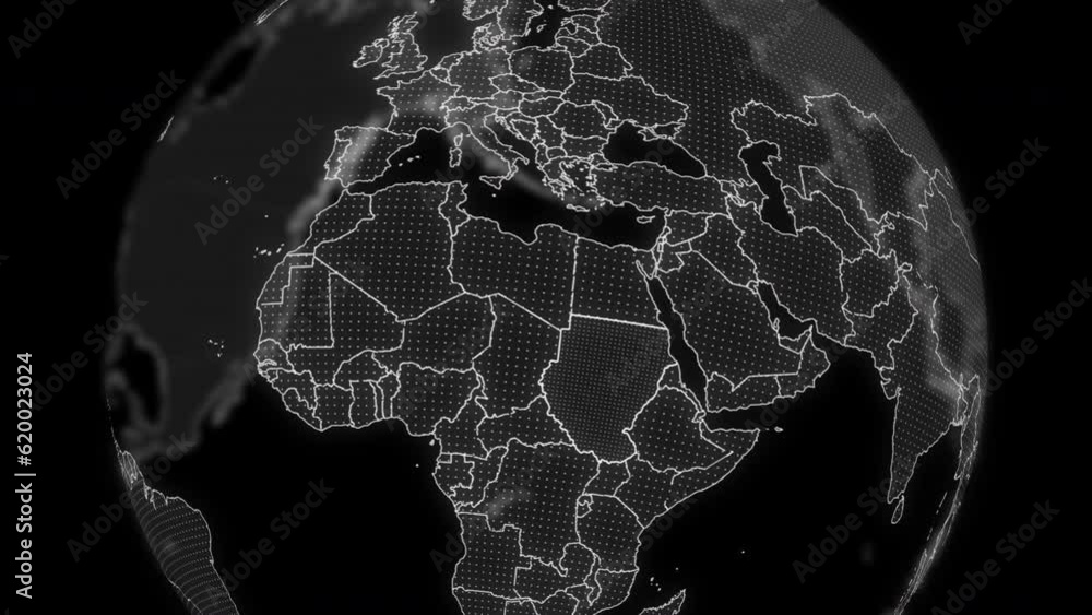 Poster sudan country alpha for editing data analysis technology globe rotating, cinematic video showcases d