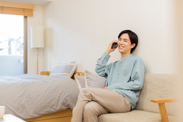 Obraz premium 若い男性