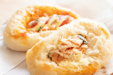 自家製のやわらかいパン