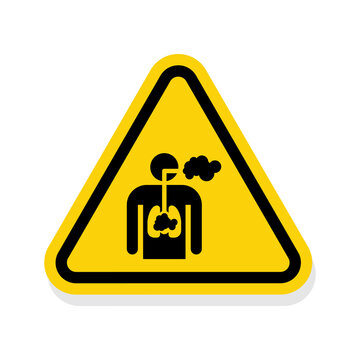 recommend clip art: ISO Triangle Warning Sign: Inhalation Hazard Symbol (IS-2117)