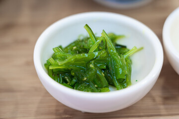 Asian food lettuce in small bowl
