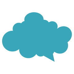 Speech bubble vector shape