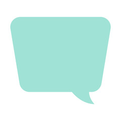 Speech bubble vector shape