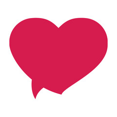 Speech bubble vector shape