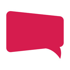 Speech bubble vector shape