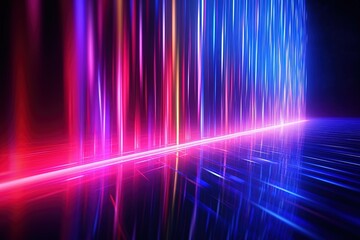 abstract futuristic background with pink blue glowing neon moving high speed wave lines and bokeh lights. Data transfer concept Fantastic wallpaper