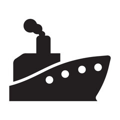 Boat, ship, vessel sticker icon
