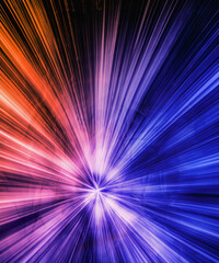 Abstract further space explosion colored. Abstract Background with Array and Lines, generative AI