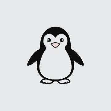 Penguin Vector Logo Illustration Symbol