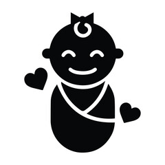 Infant, newborn, baby icon