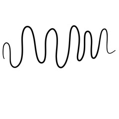 Rhythm Of Life Doodle Line Vector