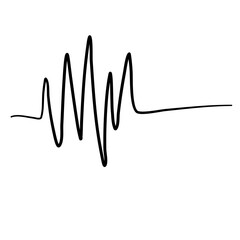 Rhythm Of Life Doodle Line Vector