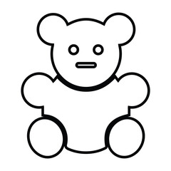 Soft toy, stuffed toy, teddy bear sticker