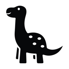 Toy dinosaur, toy animal, cute dinosaur sticker icon