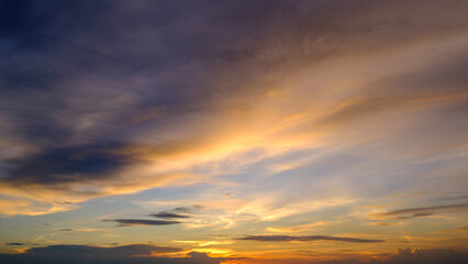 Fototapeta na wymiar beautiful sky after sunset