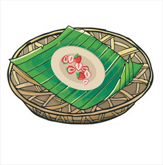 Obraz premium plate with flowers