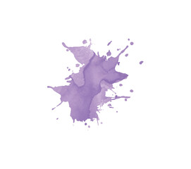 purple vector watercolor splash 