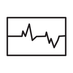 market graph on screen