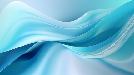 Fototapeta premium Abstract blue wavy background, ai generated