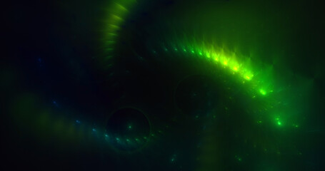 3D rendering abstract fantasy light fractal background