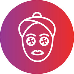 Vector Design Face Mask Icon Style