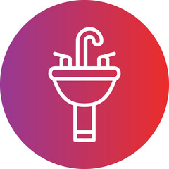 Vector Design Sink Icon Style