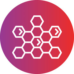 Obraz na płótnie Canvas Vector Design Honeycomb Icon Style