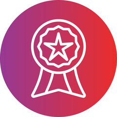 Vector Design Medal Icon Style