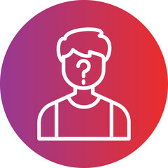 Vector Design Suspect Icon Style