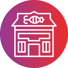Vector Design Bait Shop Icon Style