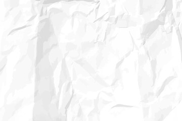 White сlean crumpled paper