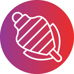 Vector Design Top Spin Icon Style