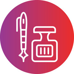 Vector Design Pen And Ink Icon Style