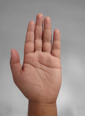 hand simple postures stock image 