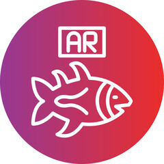 Vector Design Ar Fishing Icon Style