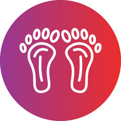 Vector Design Carbon Footprint Icon Style