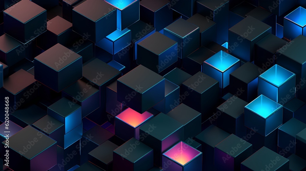 Poster process of digital transformation, abstract illustration. shift from traditional methods to digital 